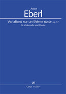 Variations sur un thème russe für Violoncello und Klavier, op. 17