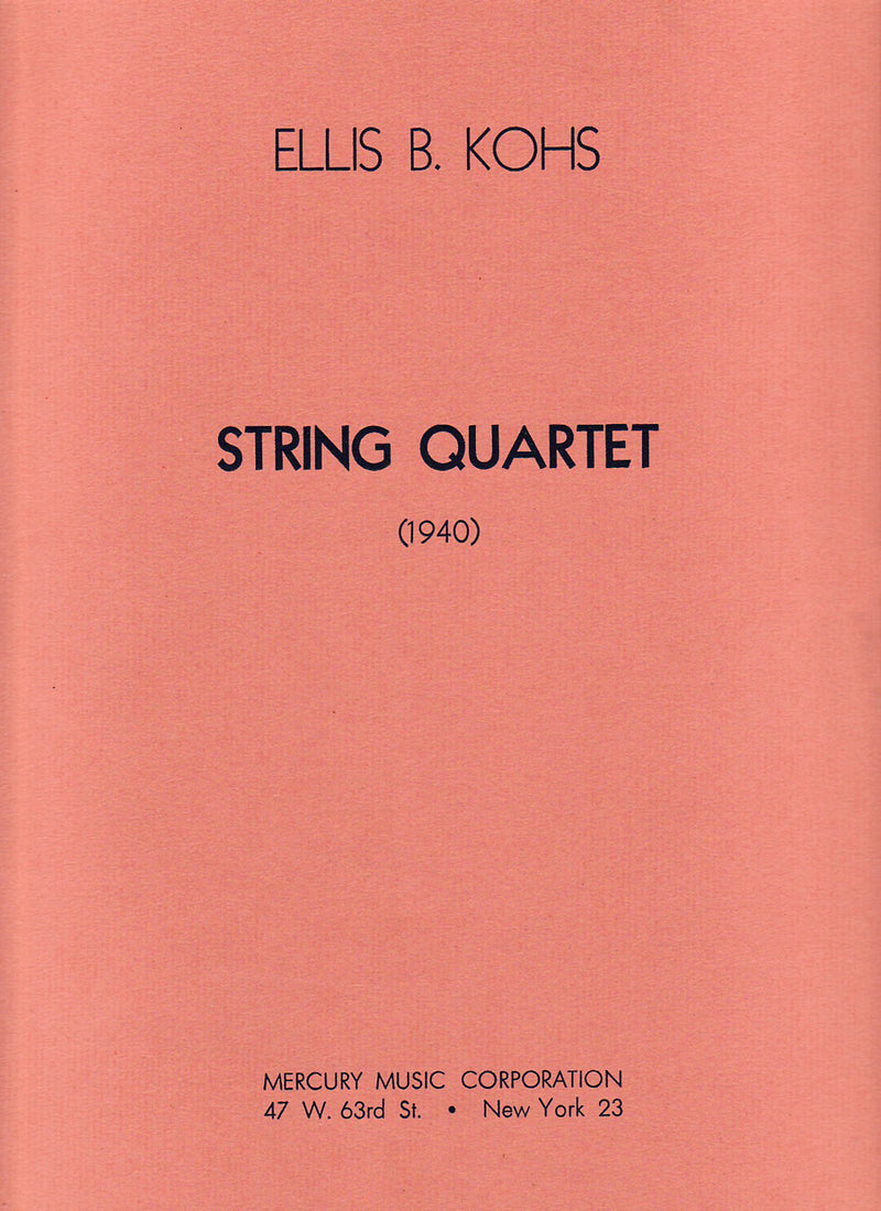 String Quartet (Score & Parts)