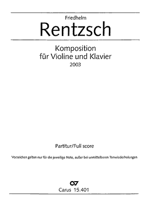 Komposition für Violine und Klavier
