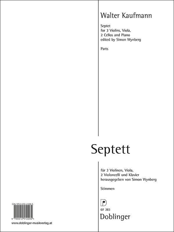 Septett（パート譜）