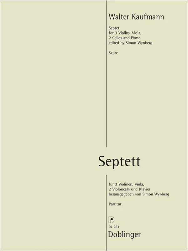 Septett (Score)