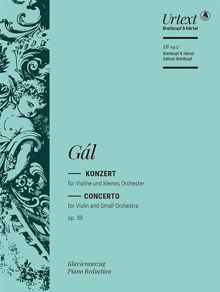 Konzert = Concerto for Violin and Small Orchestra（ピアノ・リダクション）