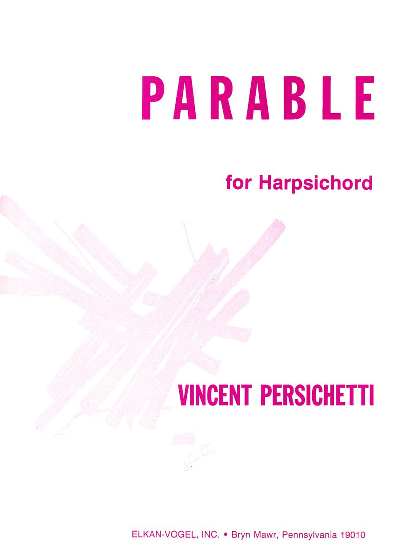 Parable for Harpsichord, Opus 153
