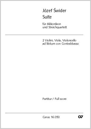 Suite für Akkordeon und Streichquartett [score]