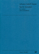 Sechs Sonate für Violine und Generalbass