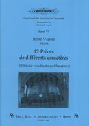12 Pièces de différents caractères = 12 Stücke verschiedenen Charakters