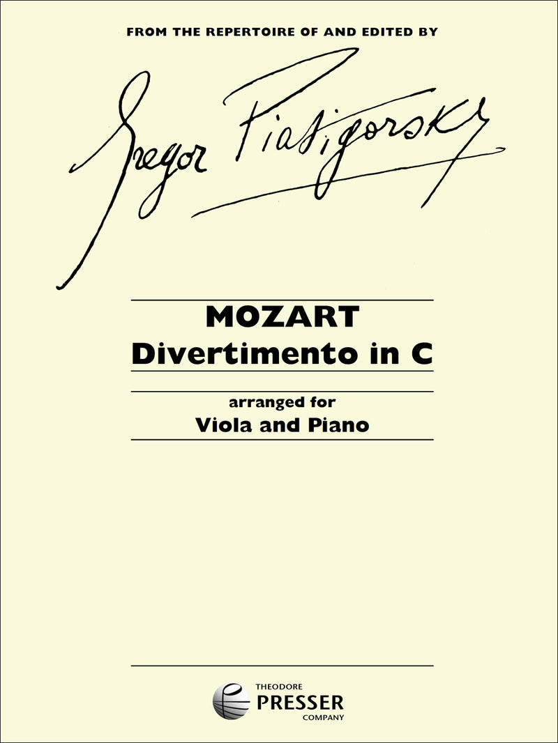 Divertimento In C Major