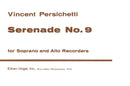 Serenade No. 9 (Soprano and Alto Recorders)