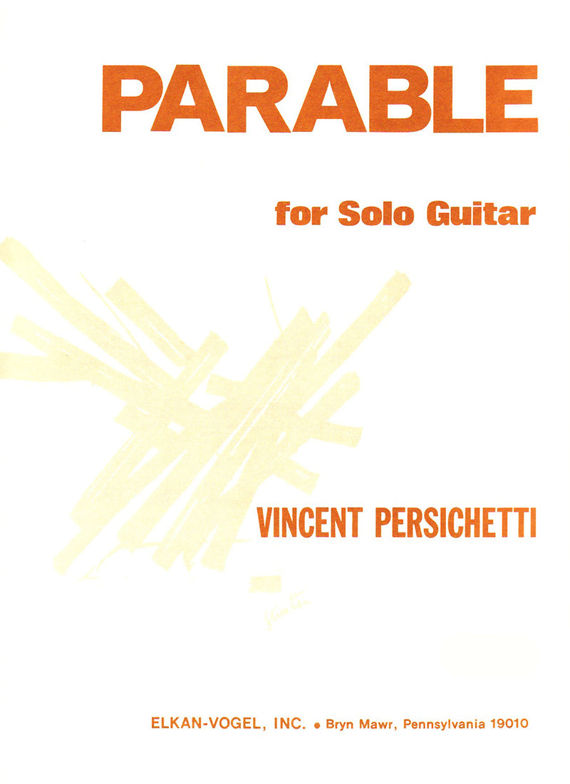 Parable for Solo Guitar, Opus 140