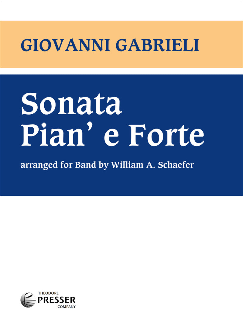 Sonata Pian' E Forte (Score & Parts)