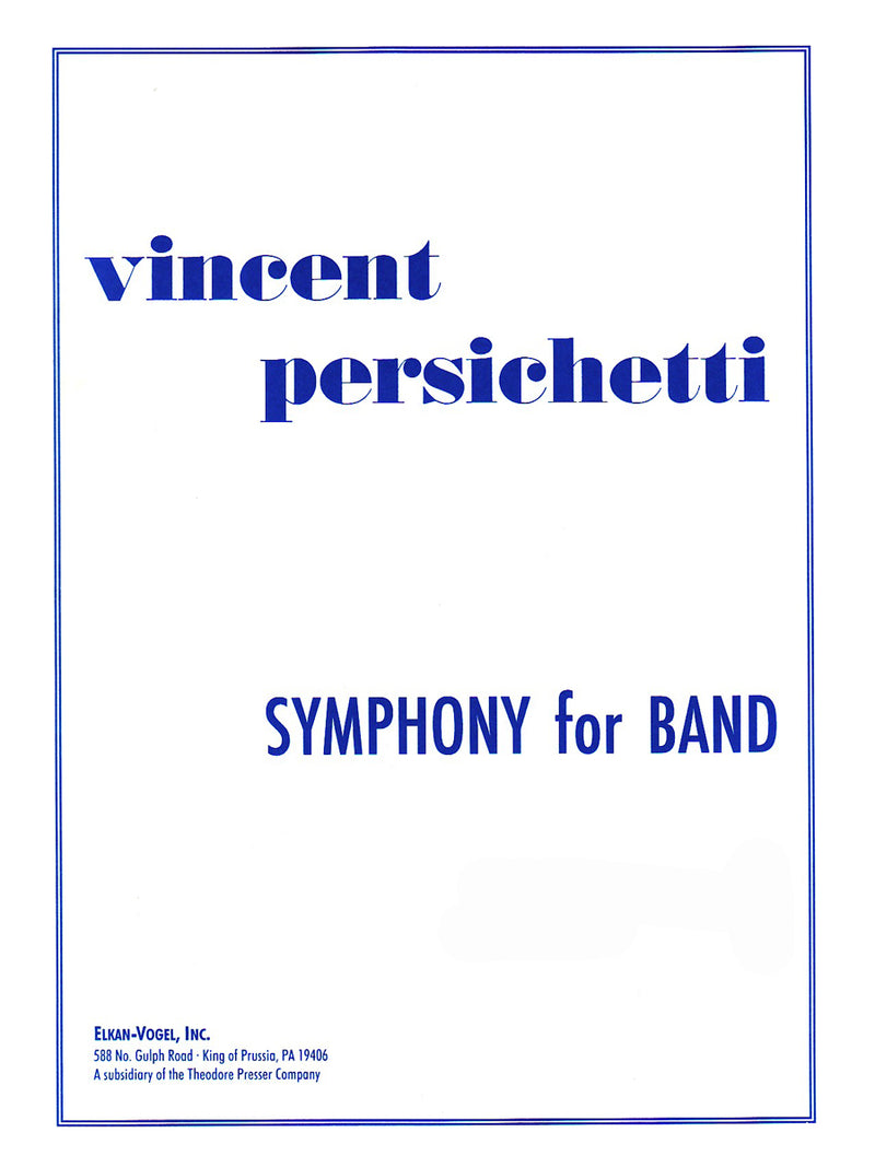 Symphony for Band (Study Score)