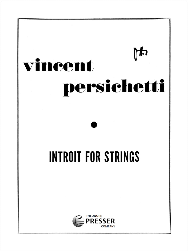 Introit for Strings (Score & Parts)