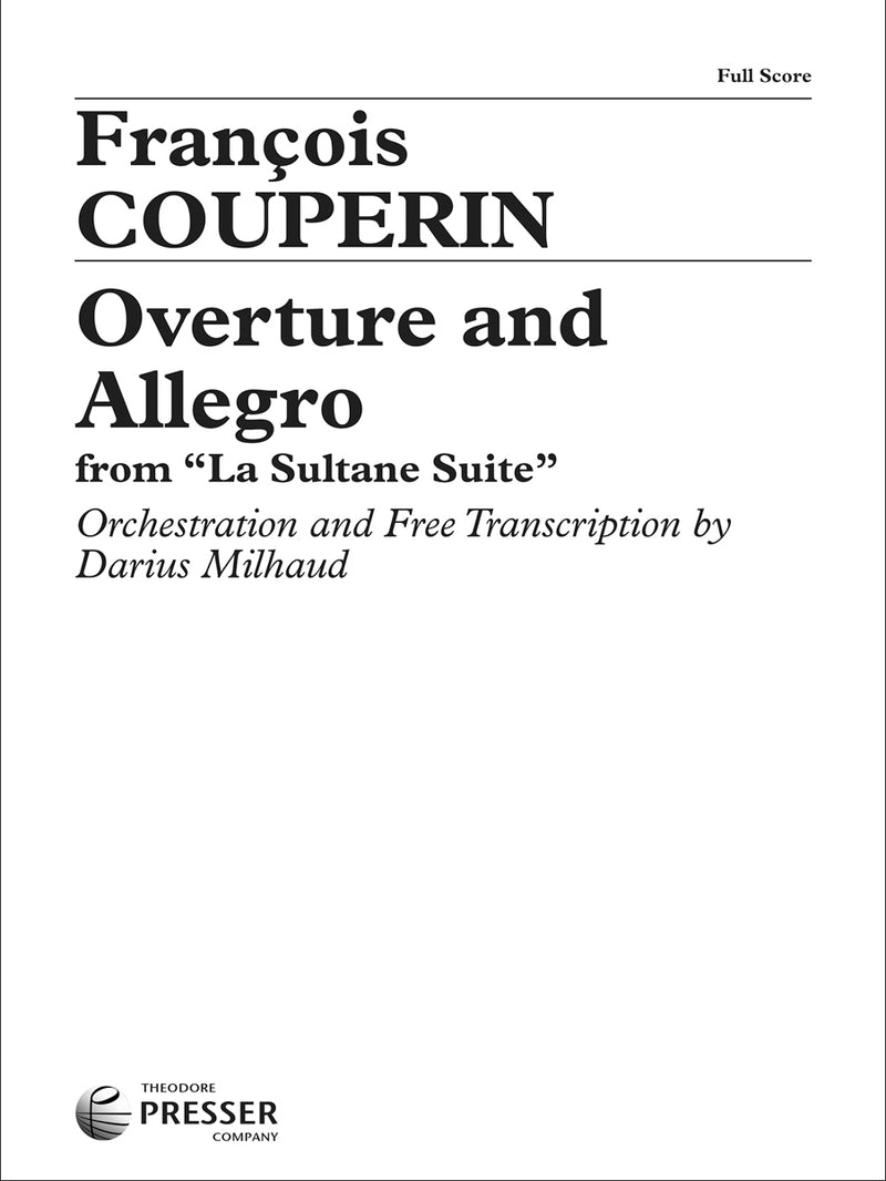 Overture & Allegro (Study Score)