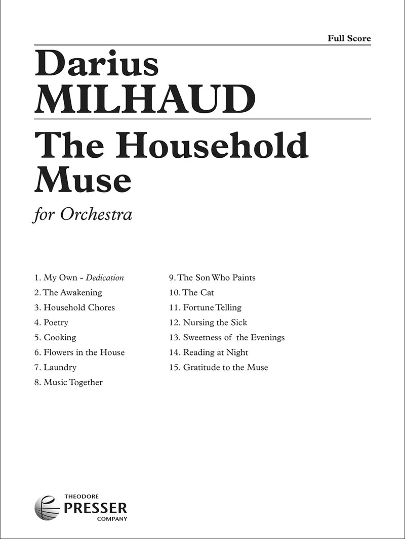 The Household Muse (Study Score)