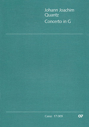 Concerto per Flauto in G, QV 5:178 [score]