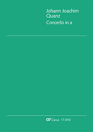 Concerto per Flauto in a, QV 5:236 [score]