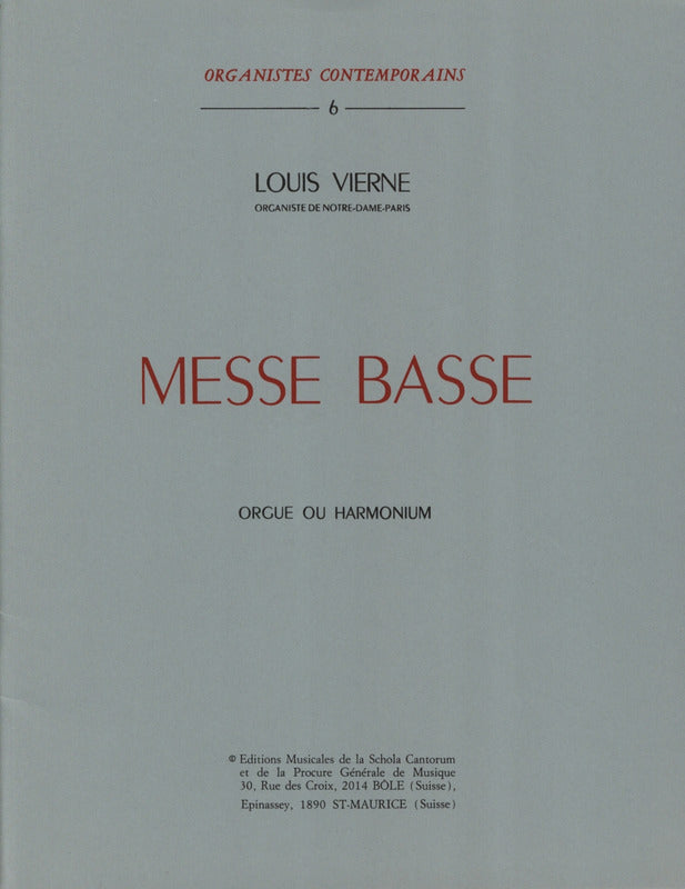 Messe basse op. 30