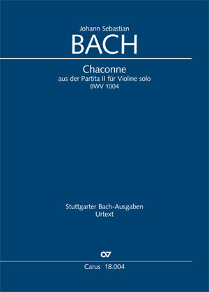 Chaconne, BWV 1004 [score]