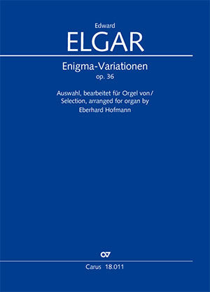 Enigma-Variationen op. 36. Selections, arranged for organ by Eberhard Hofmann