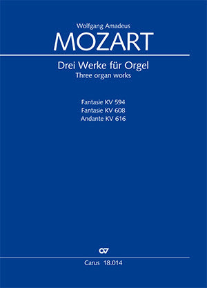 Drei Werke für Orgel. Original für Flötenuhr, eingerichtet für Orgel von Thierry Hirsch