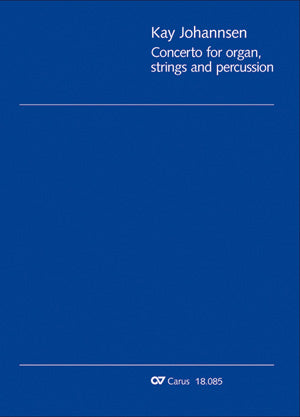 Concerto for organ, strings and percussion [score]