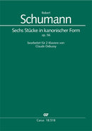 Sechs Stücke in kanonischer Form, op. 56 [playing scores]