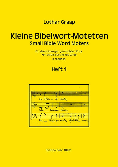 Kleine Bibelwort-Motetten Book 1
