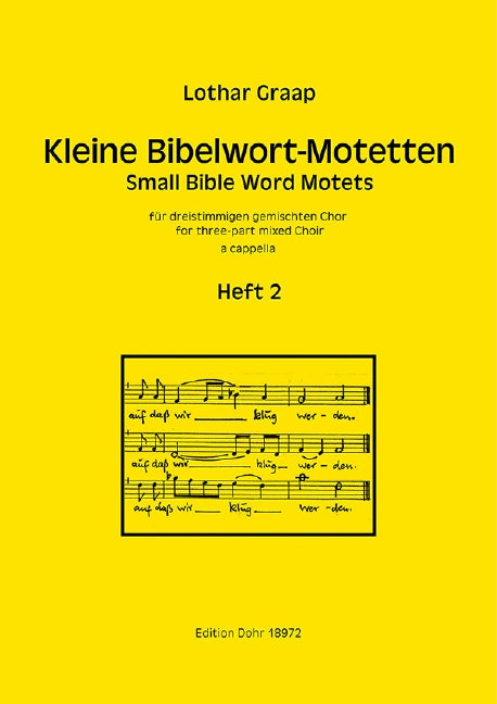 Kleine Bibelwort-Motetten Book 2