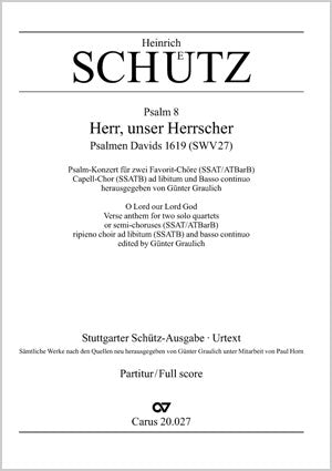 Herr, unser Herrscher, SWV 27 (Score)