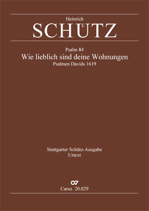 Wie lieblich sind deine Wohnungen, SWV 29 (Score)