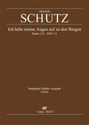 Ich hebe meine Augen auf zu den Bergen, SWV 31 (Score)