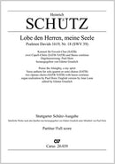 Lobe den Herren, meine Seele, SWV 39 (Score)