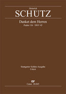 Danket dem Herren, denn er ist freundlich, SWV 45 (Score)