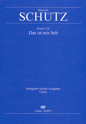 Das ist mir lieb, SWV 51 (Score)