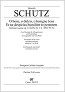 O bone, o dulcis, o benigne Jesu, Et ne despicias humiliter te petentem (aus Cantiones sacrae)