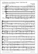 Ad Dominum cum tribularer clamavi, Quid detur tibi, aut quid apponatur tibi