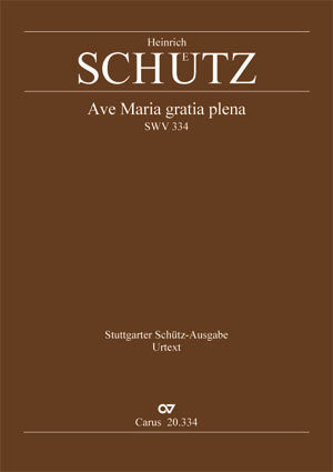 Ave Maria gratia plena, SWV 334 [score]