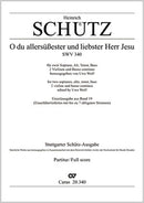 O du allersüßester und liebster Herr Jesu, SWV 340 (Score)