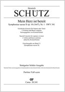 Mein Herz ist bereit, SWV 341 (Score)