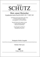 Herr, unser Herrscher, SWV 343 (Score)
