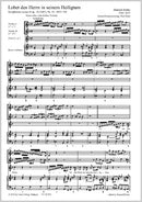 Lobet den Herrn in seinem Heiligtum, SWV 350 (Score)