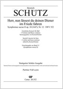 Herr, nun lässest du deinen Diener, SWV 352 (Score)
