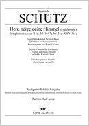 Herr, neige deine Himmel (Frühfassung), SWV 361a