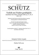 Verleih uns Frieden, SWV 372 (Score)