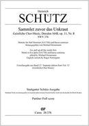 Sammlet zuvor das Unkraut, SWV 376 (Score)