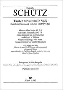 Tröstet, tröstet mein Volk, SWV 382 (Score)