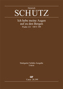 Ich hebe meine Augen auf zu den Bergen, SWV 399 (Score)