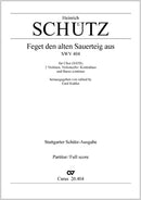 Feget den alten Sauerteig aus, SWV 404 (Score)