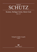 Komm, Heiliger Geist, SWV 417 (Score)