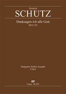 Danksagen wir alle Gott, SWV 425 (Score)
